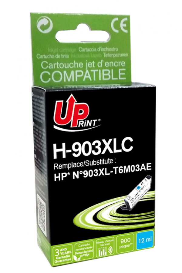 Cartouche HP 907XL Noir Original - Mai 2022 - Pour OfficeJet Pro 6966, 6968, 6970