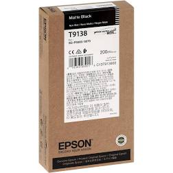 EPSON T9138 - Encre Pigmentée Originale Epson T9138 NOIRE MATTE pour Imprimante SureColor SC-P5000 ref C13T913800 EPSON T9138