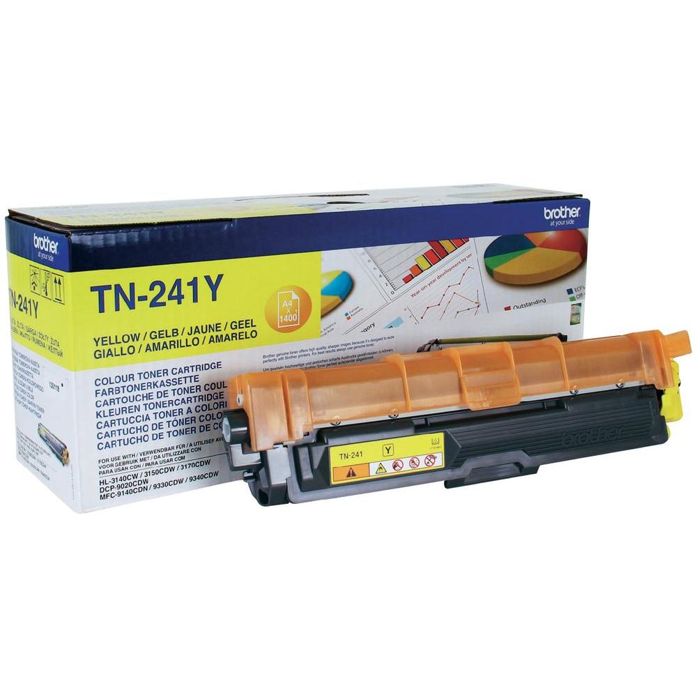 BROTHER TN-241Y - Cartouche de toner jaune Brother TN241Y BROTHER TN-241Y