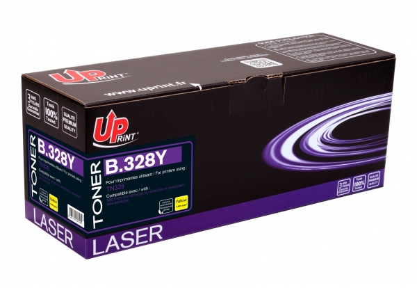 BROTHER TN-328Y C - Toner laser jaune TN328Y B328Y BROTHER TN-328Y C