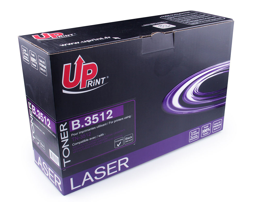 BROTHER TN-3512 C - Cartouche de toner noire compatible TN3512 B3512 BROTHER TN-3512 C
