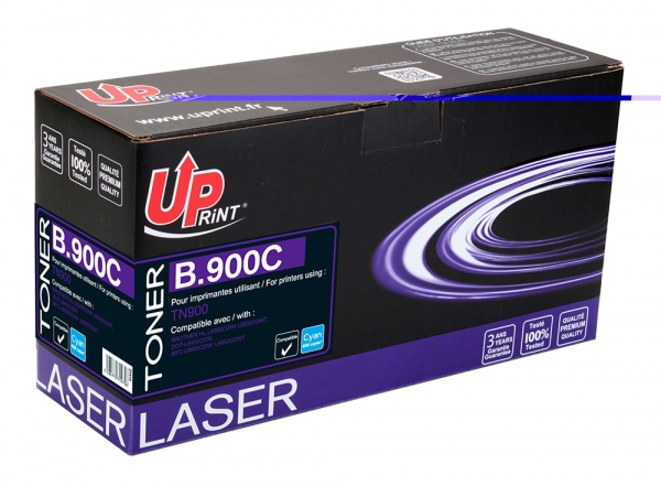 BROTHER TN-900C Uprint - Cartouche de toner cyan compatible TN900C B900C BROTHER TN-900C Uprint