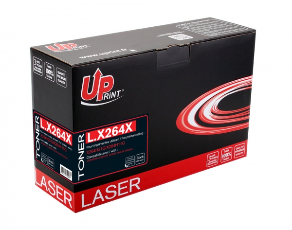 LEXMARK X264H11G Uprint - Toner laser noir compatible lexmark X264 LX264X X264H21G LEXMARK X264H11G Uprint