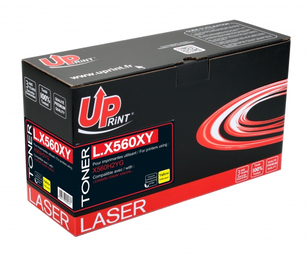 LEXMARK X560H2YG C - Toner laser jaune compatible lexmark série X560 LX560XY LEXMARK X560H2YG C