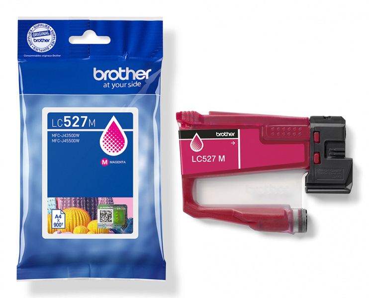 BROTHER LC527M - Cartouche encre Originale Brother ref LC527M couleur Magenta capacité 900 pages BROTHER LC527M