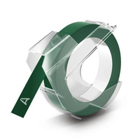 DYMO 520105 - Ruban Dymo adhésif embossé, 9mm x 3m, Plastique, Vert Brillant DYMO 520105
