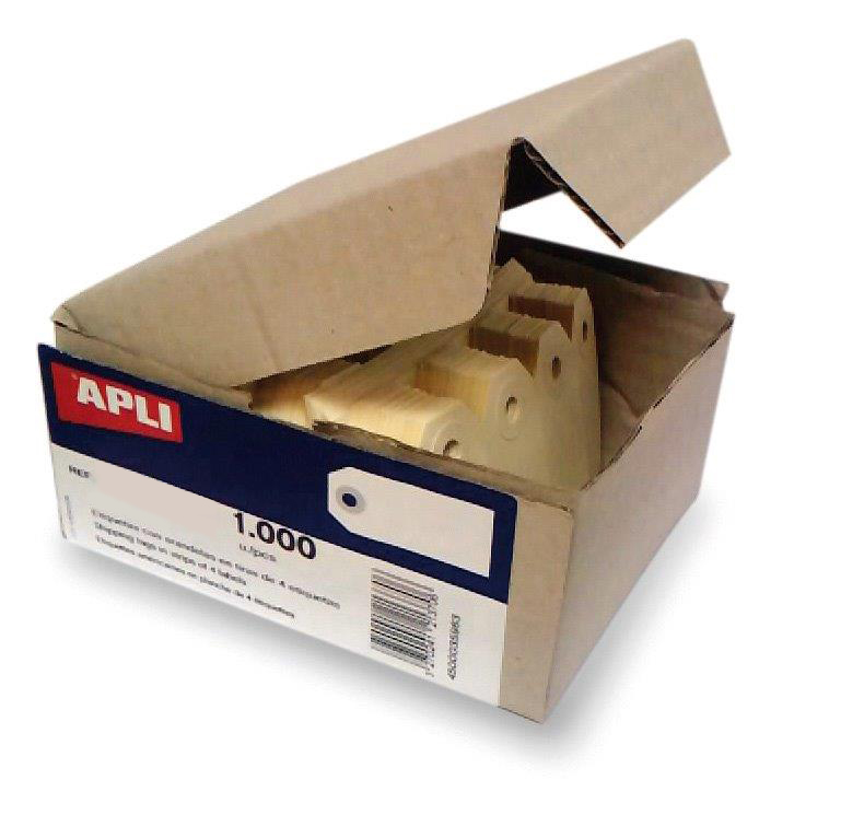 APLI 121372 - Etiquettes américaines en planche de 4 - 80 mm x 38 mm APLI 121372