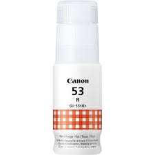 GI-53R C - Bouteille d'encre Compatible Premium pour Canon type GI53R couleur Rouge ref 4717c001 GI-53R C