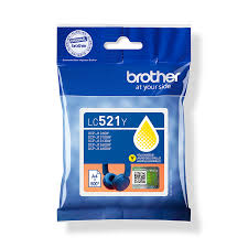 BROTHER LC521Y - Cartouche Jet d'encre Original Brother ref LC-521Y couleur Jaune capacité 500 pages BROTHER LC521Y