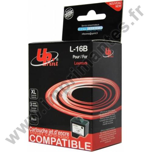 LEXMARK 10N0016 C - Cartouche jet d'encre noire n°16 LEXMARK 10N0016 C
