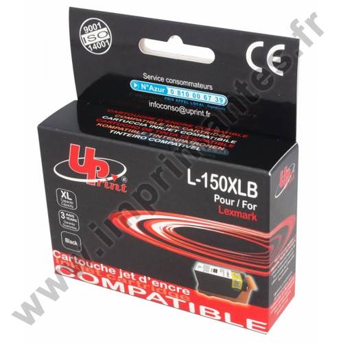 LEXMARK 14N1614e C - Cartouche jet d'encre noire n°150XL LEXMARK 14N1614e C