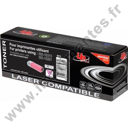 DELL 593-10261 C - Toner laser magenta compatible dell 1320 59310261 WM138-KU055 D2130M DELL 593-10261 C