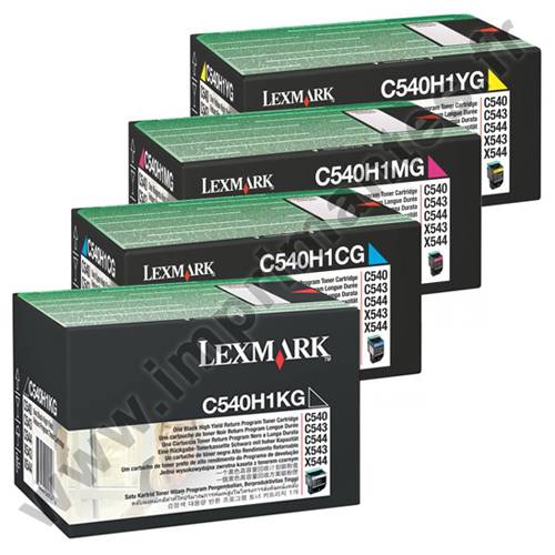 LEXMARK C540H1xG Pack 4