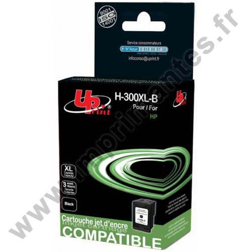 HP CC641eeC - Cartouche jet d'encre noire Générique pour HP n°300XL HP CC641eeC