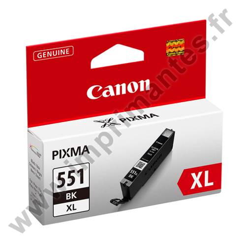 CANON CLI-551BK XL - Cartouche jet d'encre noire canon CLI551BKXL 6443B001 CANON CLI-551BK XL