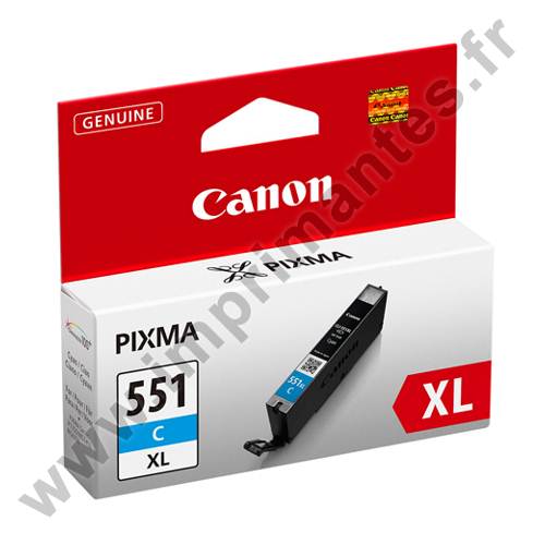 CANON CLI-551C XL - Cartouche jet d'encre cyan canon CLI551CXL 6444B001 CANON CLI-551C XL