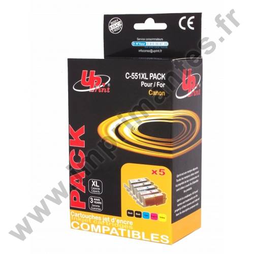 CANON CLI-551XL Pack 5 C