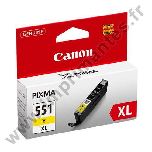 CANON CLI-551Y XL - Cartouche jet d'encre jaune canon CLI551YXL 6446B001 CANON CLI-551Y XL
