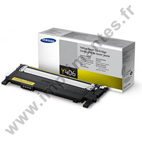 SAMSUNG CLT-Y406S ELS - Cartouche de toner laser jaune CLTY406S SU462A SAMSUNG CLT-Y406S ELS