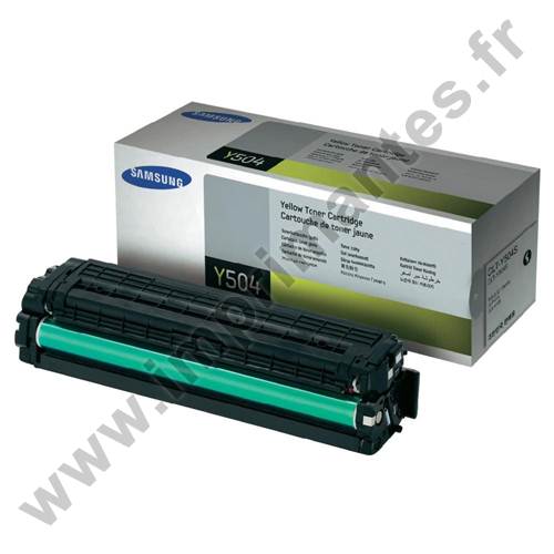 SAMSUNG CLT-Y504S ELS - Cartouche de toner laser jaune CLTY504S SU502A SAMSUNG CLT-Y504S ELS