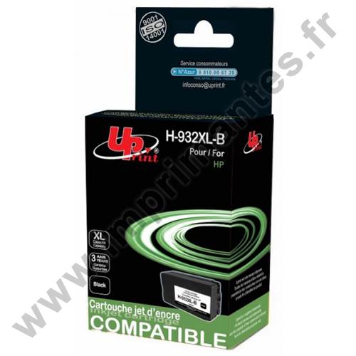 HP CN053AeC - Cartouche jet d'encre noire Générique pour HP n°932XL HP CN053AeC