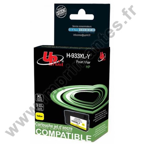 HP CN056AeC - Cartouche jet d'encre jaune Générique pour HP n°933XL HP CN056AeC