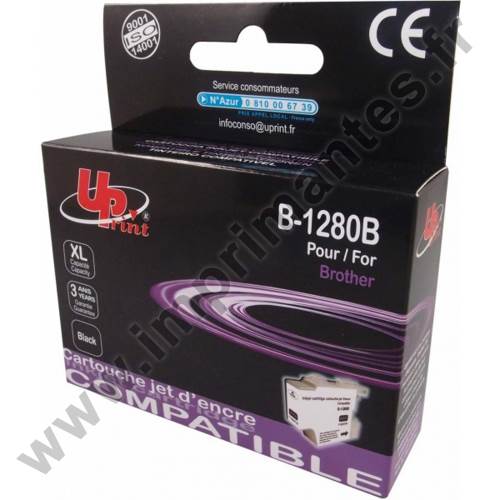 BROTHER LC1240BK C - Cartouche jet d'encre noire LC1240BK B1280B BROTHER LC1240BK C