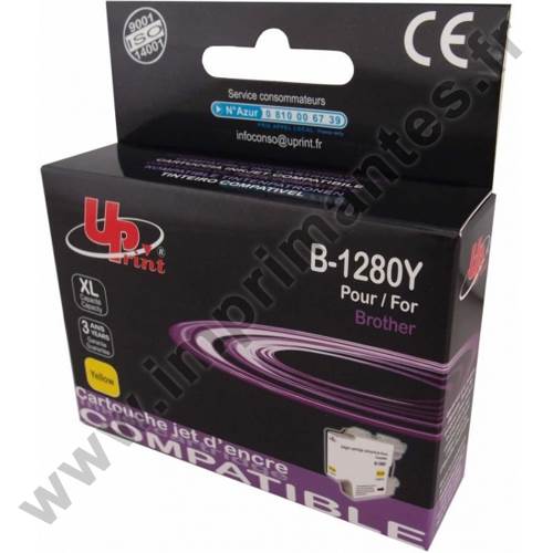 BROTHER LC1240Y C - Cartouche jet d'encre jaune LC1240Y B1280Y BROTHER LC1240Y C