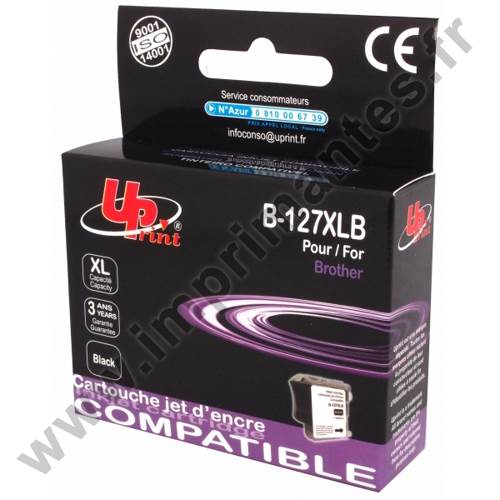 BROTHER LC127XL-BK C - Cartouche jet d'encre noire LC127XLBK B127XLB BROTHER LC127XL-BK C
