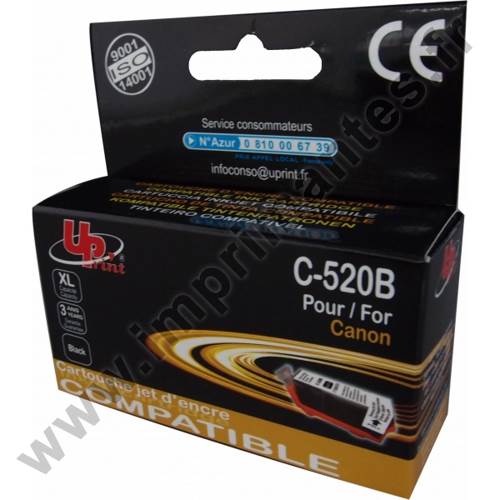 CANON PGI-520BK C - Cartouche jet d'encre noire PGI520BK 520PGBK 2932B001 CANON PGI-520BK C