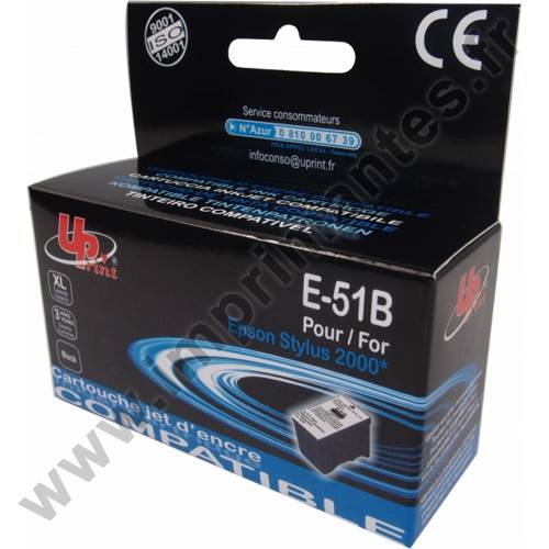 EPSON T0511 C - Cartouche jet d'encre noire "Echiquier" EPSON T0511 C