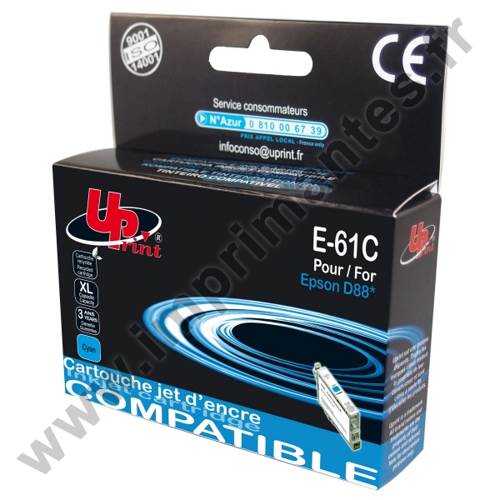 EPSON T0612 C - Cartouche jet d'encre cyan compatible epson C13T061240 "Ourson" E61C EPSON T0612 C