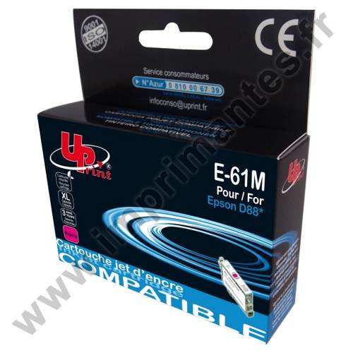 EPSON T0613 C - Cartouche jet d'encre magenta compatible epson C13T061340 "Ourson" E61M EPSON T0613 C