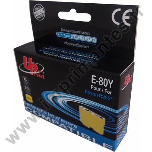 EPSON T0804 C - Cartouche jet d'encre jaune "Colibri" EPSON T0804 C
