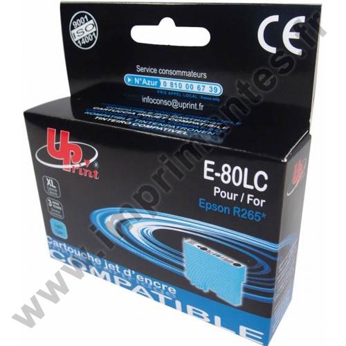 EPSON T0805 C - Cartouche jet d'encre cyan clair "Colibri" EPSON T0805 C