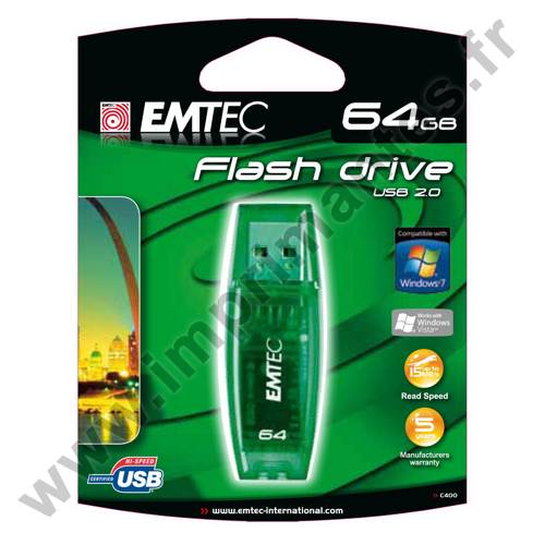 Clé USB Emtec 64 GB - 2.0