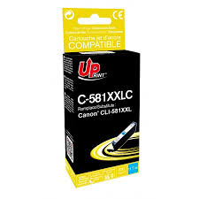 Cli-581XXL-C C - Cartouche Compatible Premium Uprint pour Canon Cli-581XXL Cyan 11,7ml 1995C001 Cli-581XXL-C C