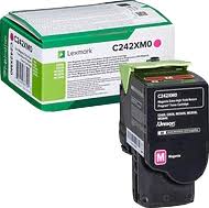 LEXMARK C242XM0 C240X30 - LEXMARK Cartouche Toner Magenta 3500 pages C242XM0 C240X30 LEXMARK C242XM0 C240X30