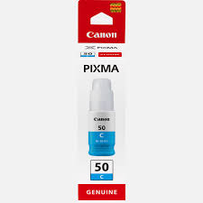 CANON GI-50 C 3403C001 - Cartouches Originales pour GI50C CANON G5050 INK CYAN 3403C001 70ml CANON GI-50 C 3403C001