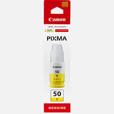CANON GI-50 Y 3405C001 - Cartouches Originales pour GI50Y CANON G5050 INK Jaune 3405C001 70ml CANON GI-50 Y 3405C001