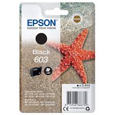 EPSON 603 T03U14010 - Cartouche Noire Epson C13T03U14010 EPSON XP2100 INK BLACK ST NO.603 3,4ML STANDARD CAPACITY EPSON 603 T03U14010