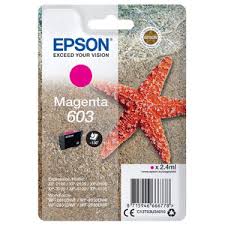 EPSON 603 C13T03U34010 - Cartouche Originale Magenta Epson C13T03U34010 EPSON XP2100 N° 603 2.4ML Capacité Standard EPSON 603 C13T03U34010