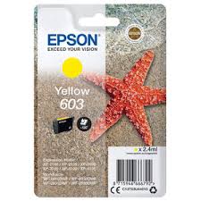 EPSON 603 C13T03U44010 - Cartouche Originale Jaune Epson C13T03U44010 EPSON XP2100 N° 603 2.4ML Capacité Standard EPSON 603 C13T03U44010
