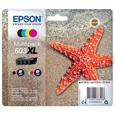 EPSON 603XL C13T03A64010 - Cartouche Originale Noire, Cyan, Magenta, Jaune Epson C13T03A64010 EPSON XP2100 N° 603XL 20.9 ML Haute Capacité EPSON 603XL C13T03A64010