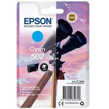 EPSON T02V24010 - Cartouche jet d'encre cyan Epson C13T02W240 Cyan 502 "Jumelles" EPSON T02V24010