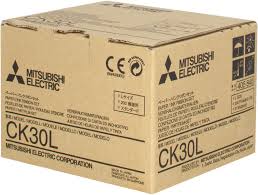 Mitsubishi CK30L - 4 x 50 feuilles Papier + 4 rubans de cassette, Format L 4 x 50 feuilles Papier + 4 rubans de cassette, Format L Mitsubishi CK30L