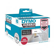 DYMO 1933085 - Etiquettes en plastique, LabelWriter, , blanc, 900 pièces DYMO 1933085 Étiquettes multi-usages DYMO 1933085