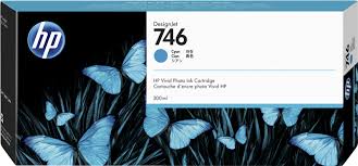 HP P2V80A HP746 - Cartouche Originale HP PV80A Couleur Cyan 300 ml HP746 pour DesignJet Z6 & Z9 HP P2V80A HP746
