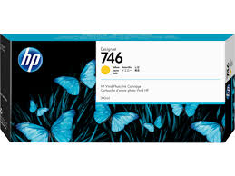 HP P2V79A HP746 - Cartouche Originale HP PV79A Couleur Jaune 300 ml HP746 pour DesignJet Z6 & Z9 HP P2V79A HP746