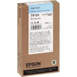 EPSON T9135 - Encre Pigmentée Originale Epson T9135 CYAN BRILLANT pour Imprimante SureColor SC-P5000 ref C13T913500 EPSON T9135